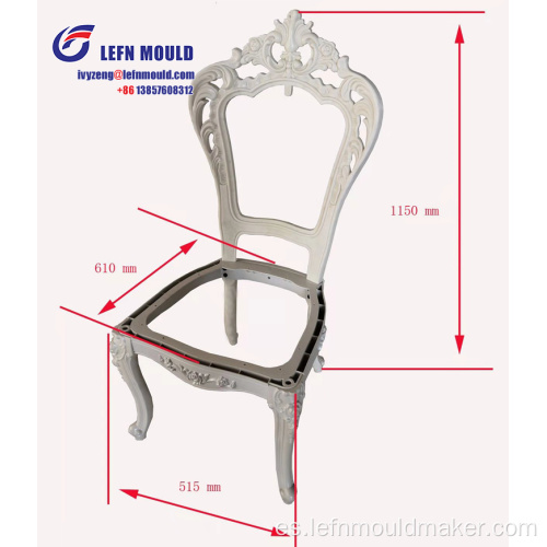 Molde de silla de comedor personalizado Luz de lujo asistida por gas